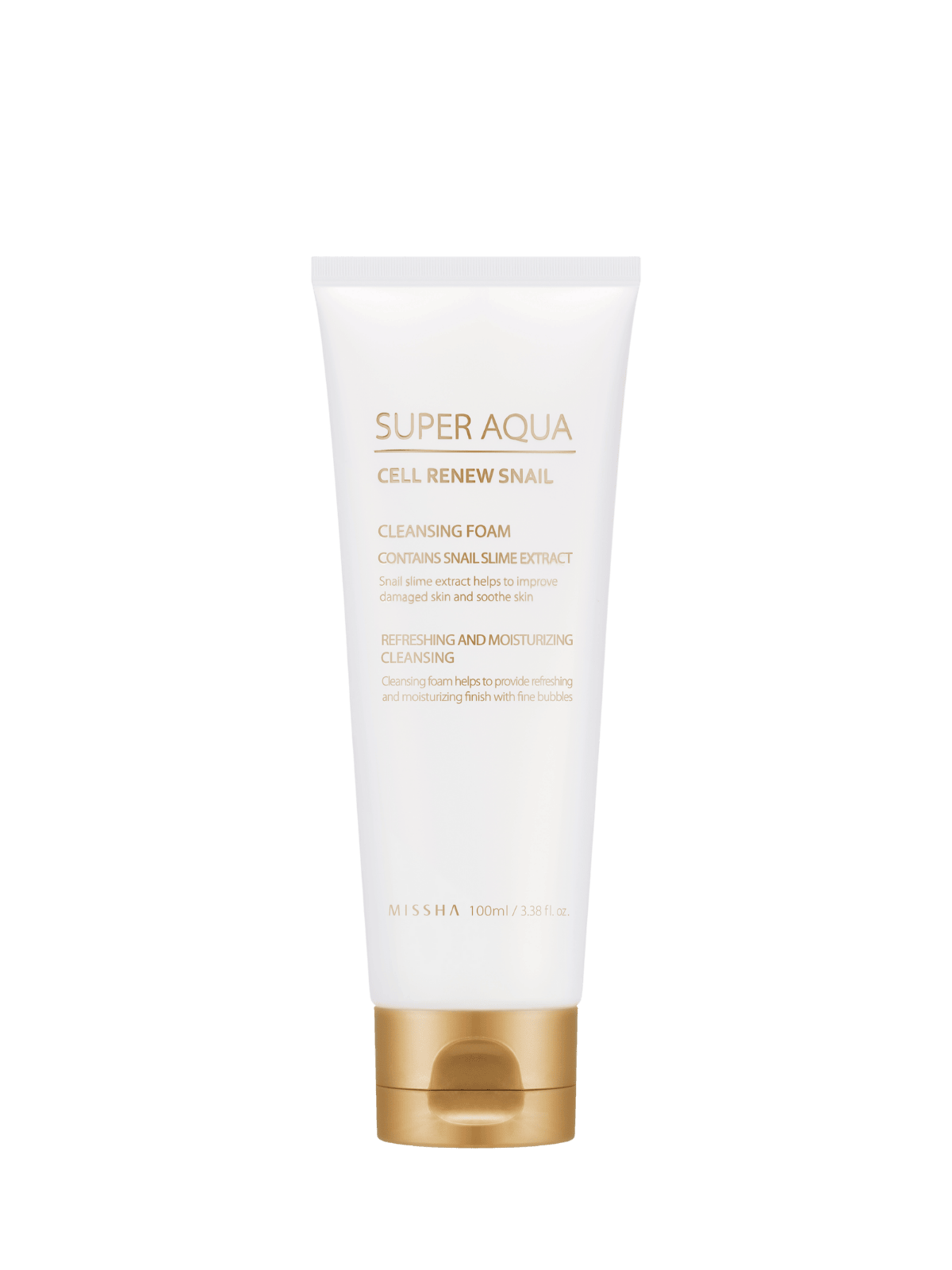 MISSHA Super Aqua Cell Renew Snail Cleansing Foam MISSHA Super Aqua Cell Renew Snail Cleansing Foam