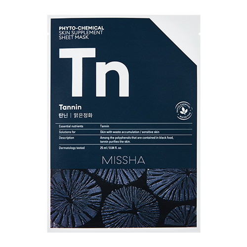 Missha Tuchmasken Online Kaufen Im Offiziellen Shop Missha Phytochemical Skin Supplement Sheet Mask Tannin Purifying Missha Online Shop