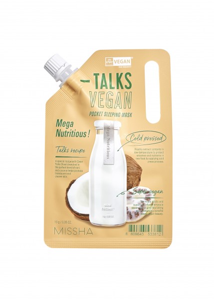 MISSHA Talks Vegan Squeeze Pocket Sleeping Mask [Mega Nutritious]