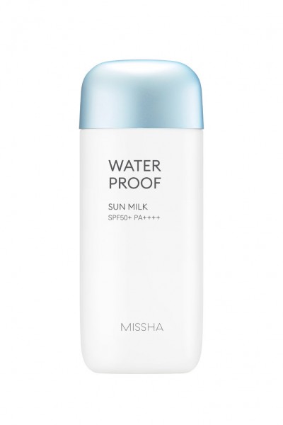 Eine wasserfeste Sun Milk der Marke MISSHA mit SPF50+