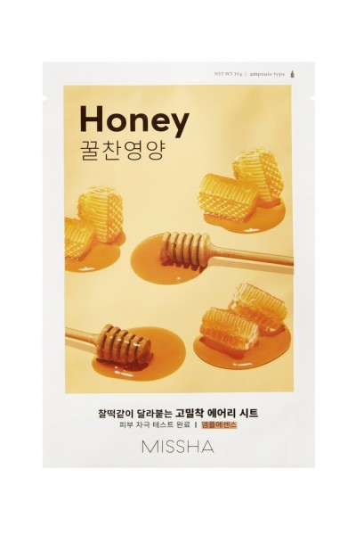 Eine nährende Tuchmaske der Marke MISSHA in der Version Honey